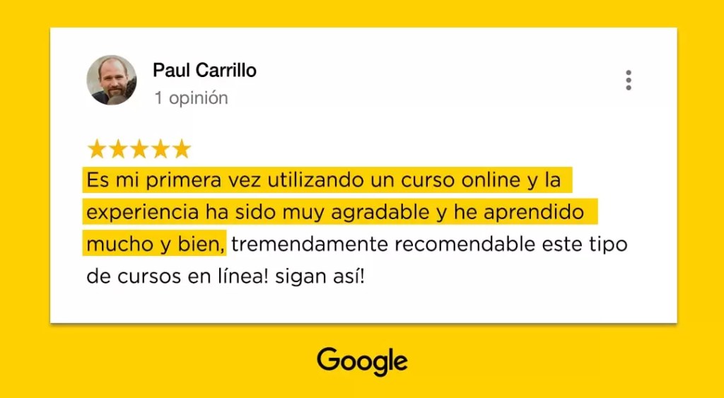 Opinión Alumno Google 3
